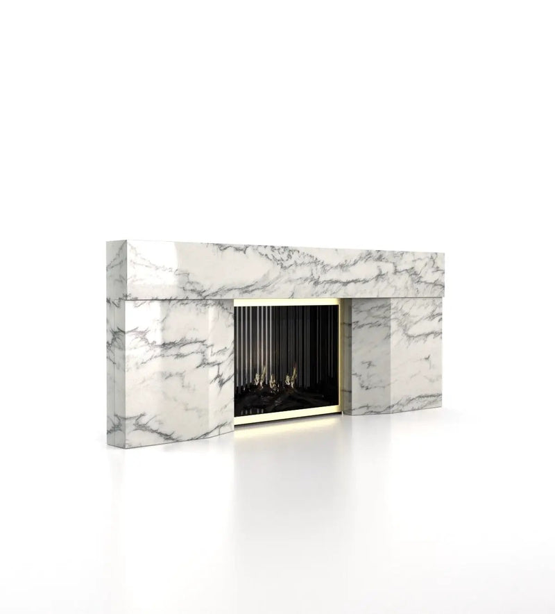 Stonehenge Fireplace by Zicana Boutique