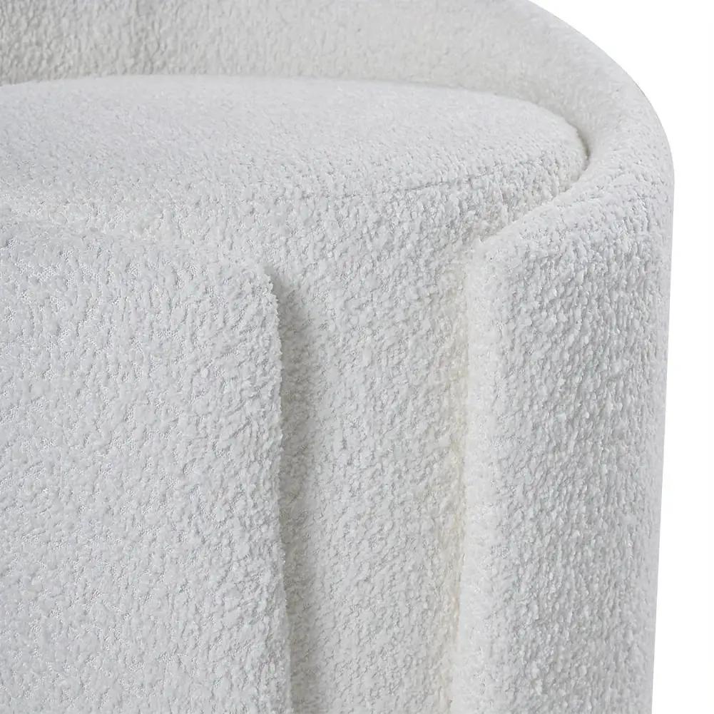 Stool - Fleece Teddy Grey by House Of Avana