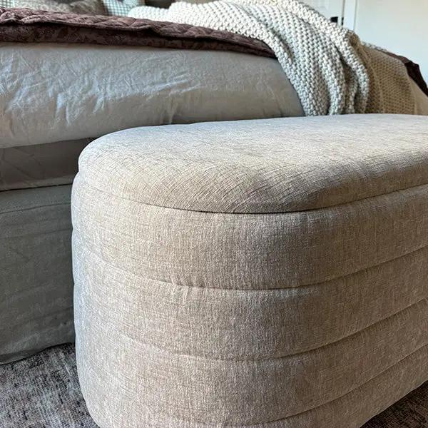 Upholstered Nesting Storage Bench, Set of 2 by Decor Steals