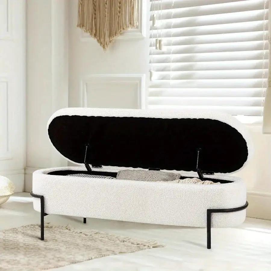 Storage Bench - Modern White by House Of Avana