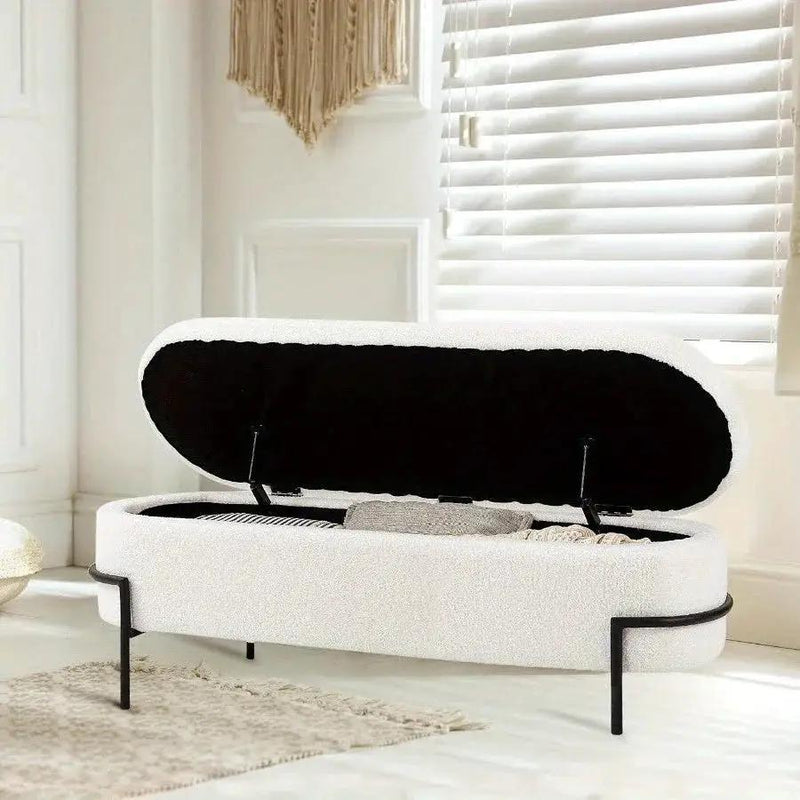 Storage Bench - Modern White by House Of Avana