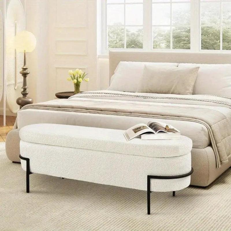 Storage Bench - Modern White by House Of Avana
