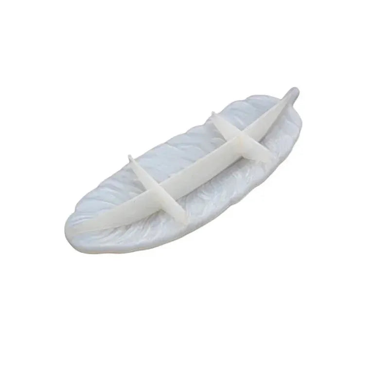 Storage Box - Decorative Crystal Dropper Feather Plate Wings Tray by House Of Avana
