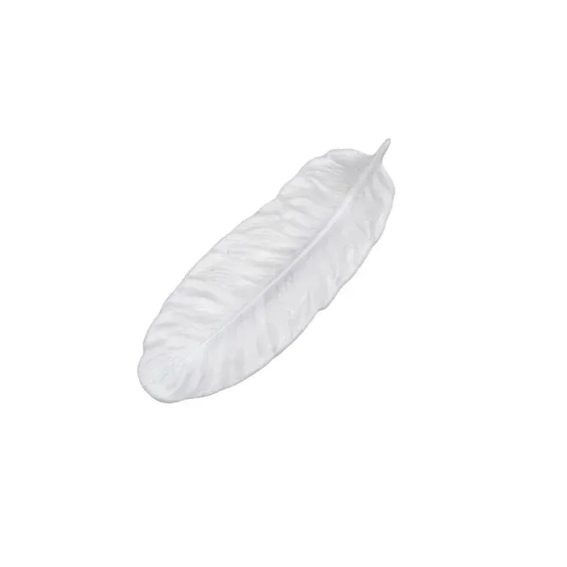 Storage Box - Decorative Crystal Dropper Feather Plate Wings Tray by House Of Avana