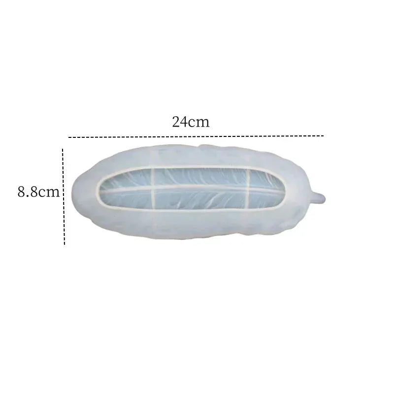 Storage Box - Decorative Crystal Dropper Feather Plate Wings Tray by House Of Avana