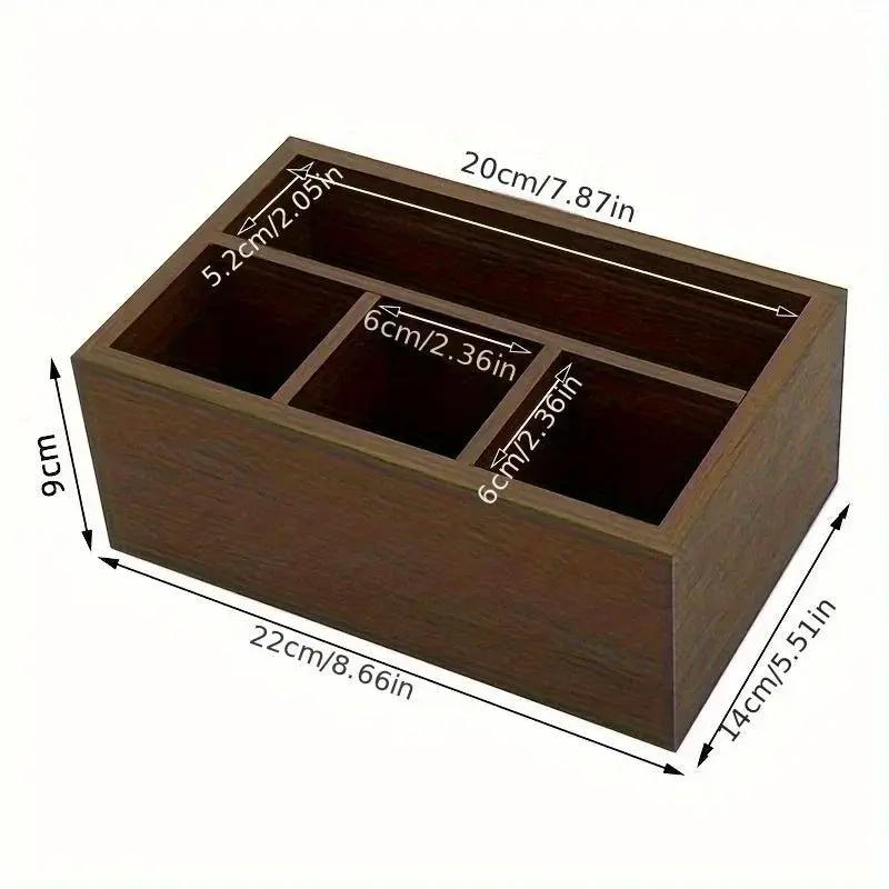 Storage Box - Multifunctional Black Walnut Small by House Of Avana