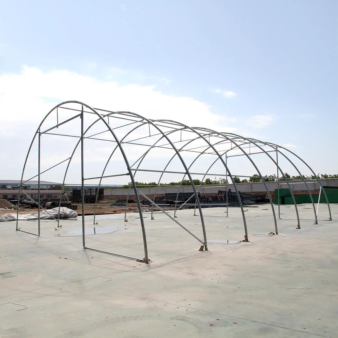 W30'xL65'xH15' Single Truss Arch Storage Shelter by Chery Industrial