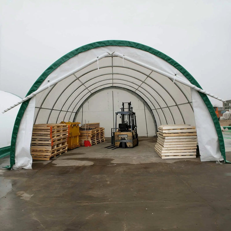 W20'xL30'xH12' Single Truss Storage Shelter, Reinforced Series by Chery Industrial