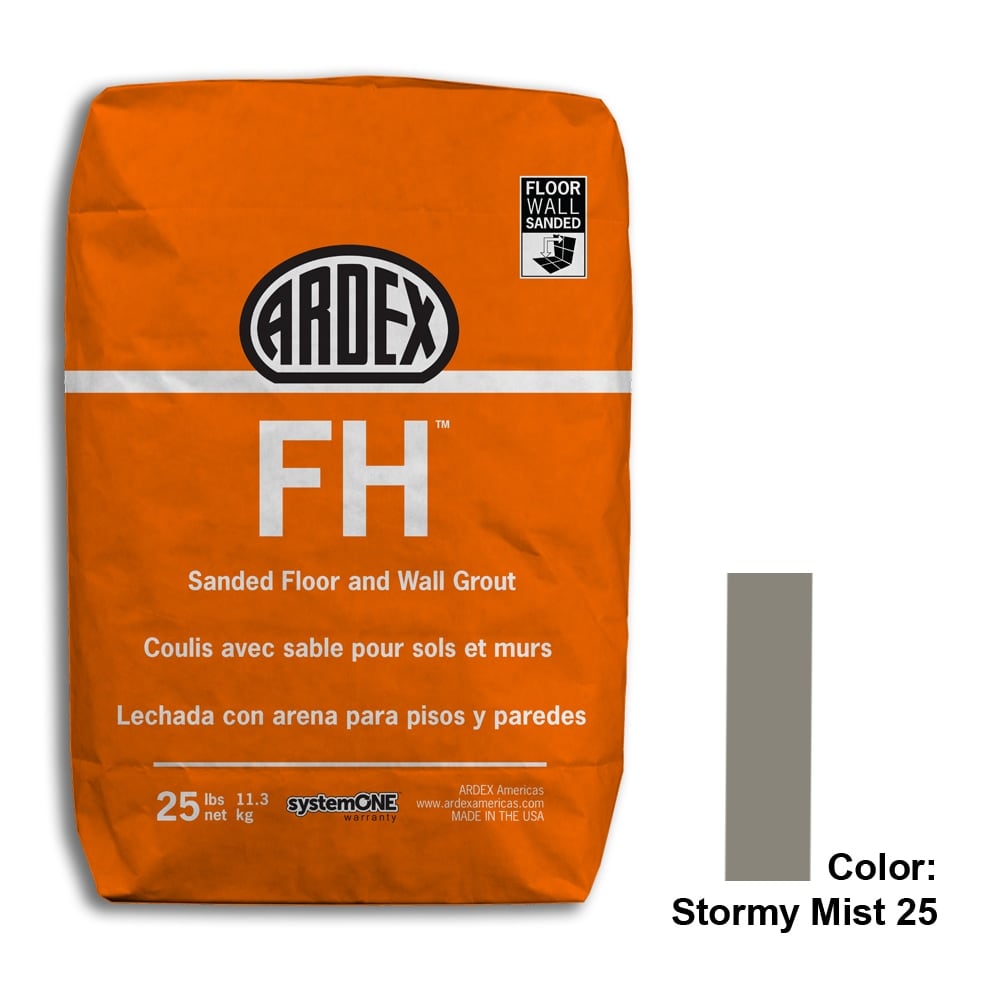 Stormy Mist Tile Setting Materials Fh Sanded Grout Various Tile Setting Materials Various Fh Sanded Grout