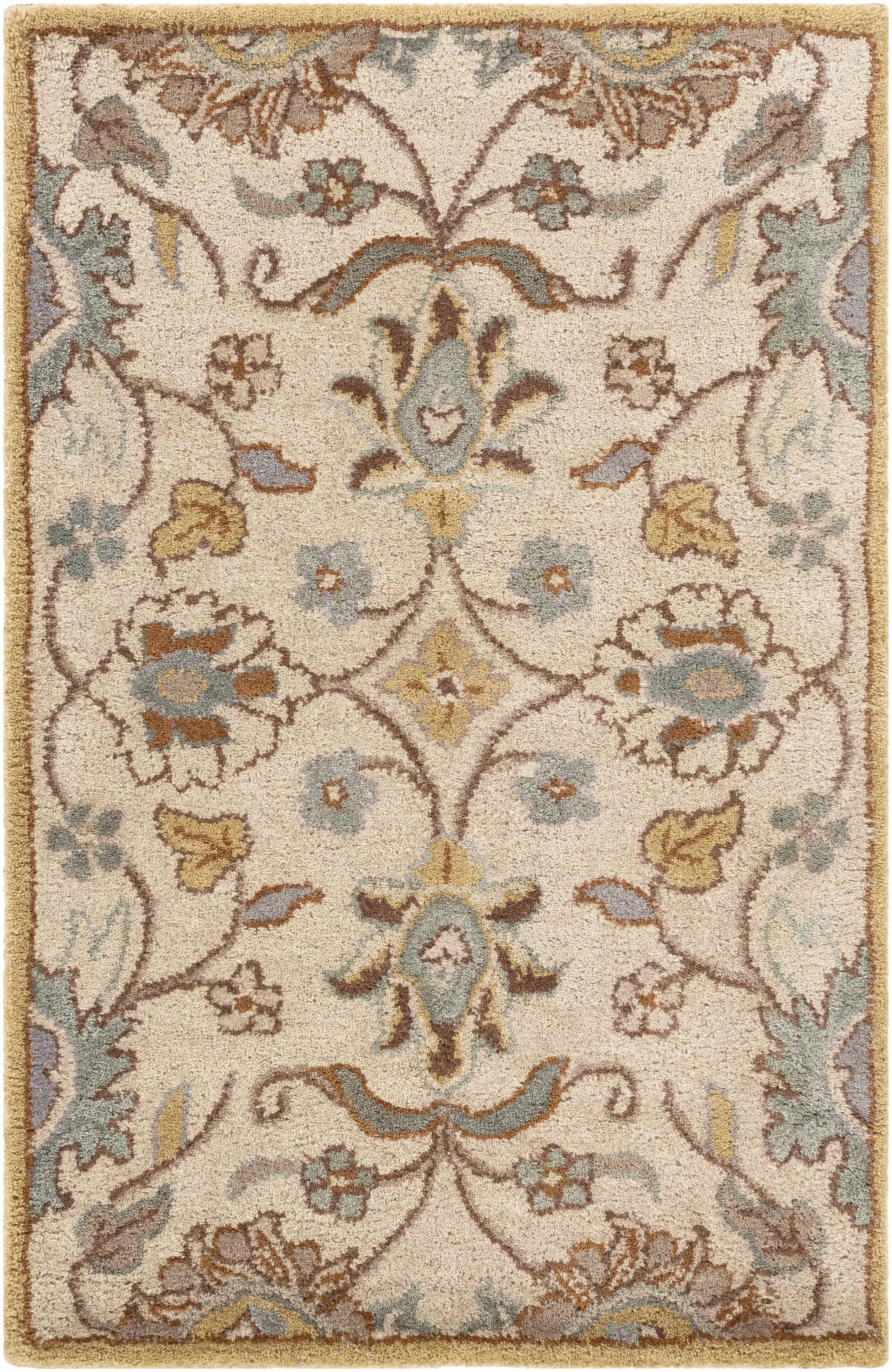 Conesus Hand Tufted Tan 1012 Area Rug by Boutique Rugs