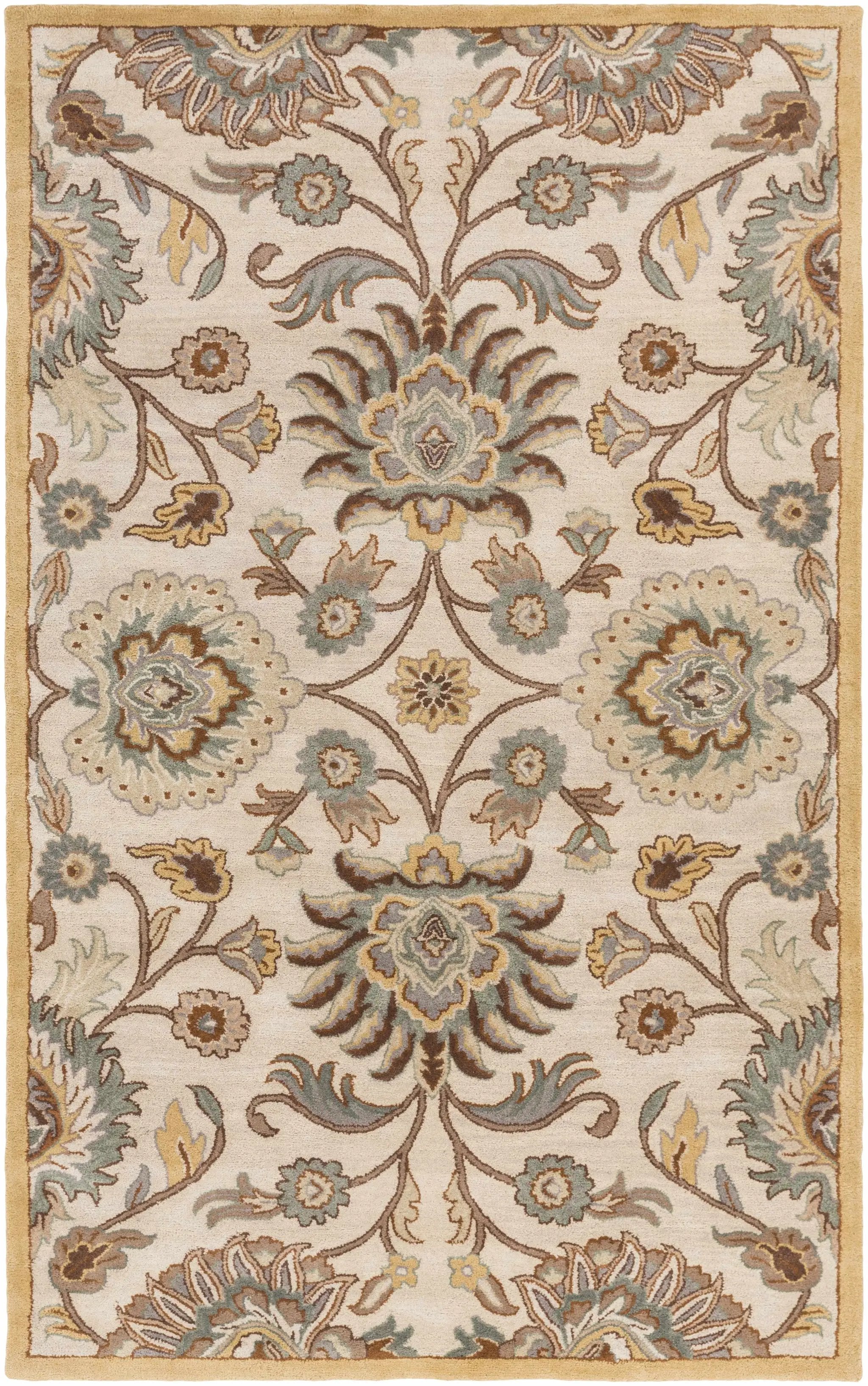 Conesus Hand Tufted Tan 1012 Area Rug by Boutique Rugs