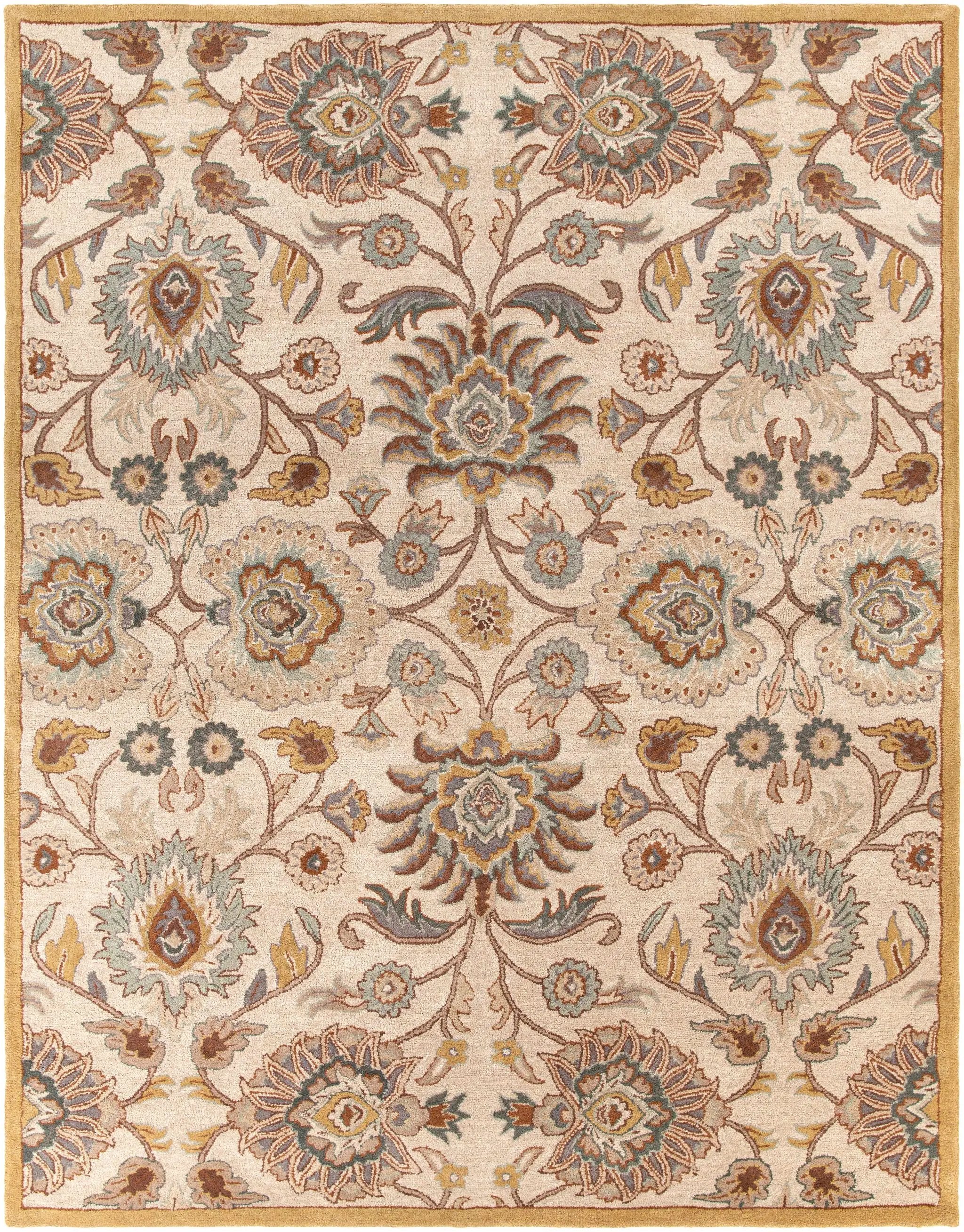 Conesus Hand Tufted Tan 1012 Area Rug by Boutique Rugs
