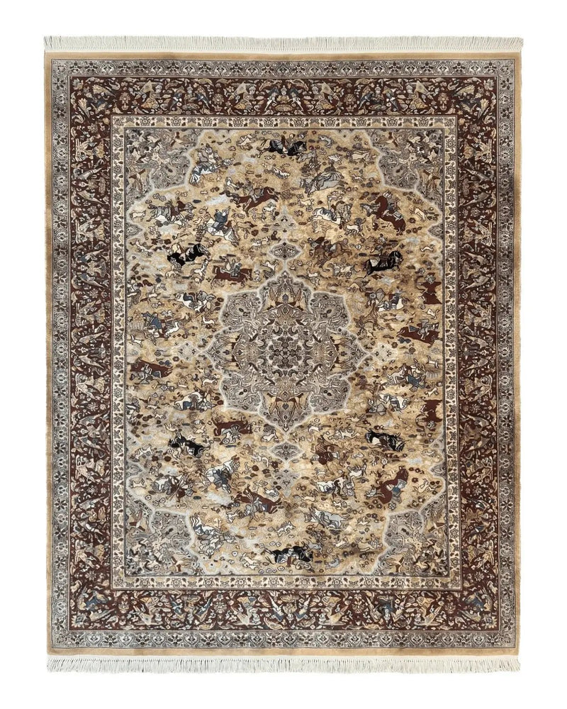 Karastan Rug 8.8 x 12 Persian Hunting Rug #723, Wool Pile by Jewel Rugs