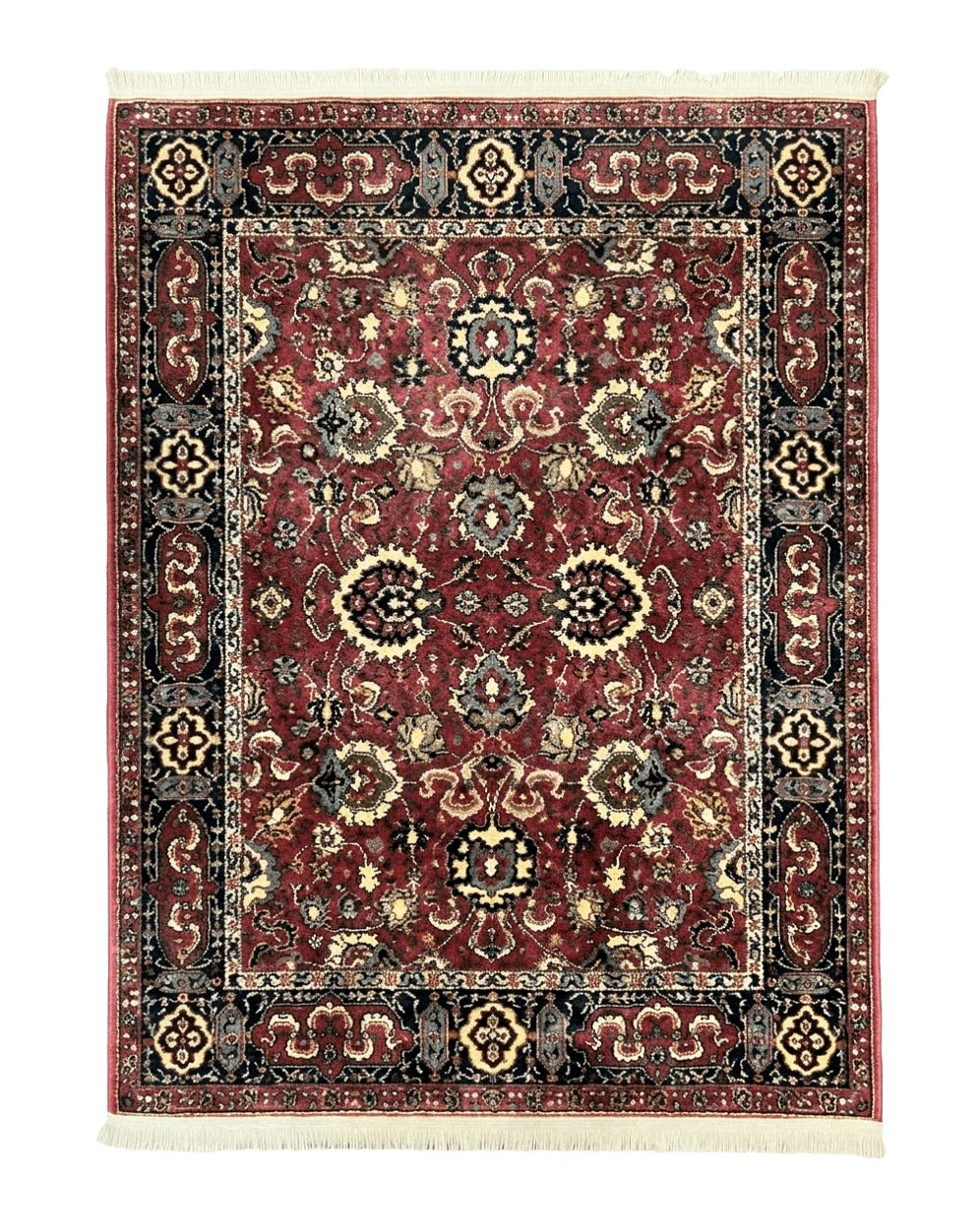 Karastan Rug 4x6, Williamsburg Herati #558, Wool Karastan Carpet, Vintage Karastan Persian Area Rug, Wool Pile by Jewel Rugs