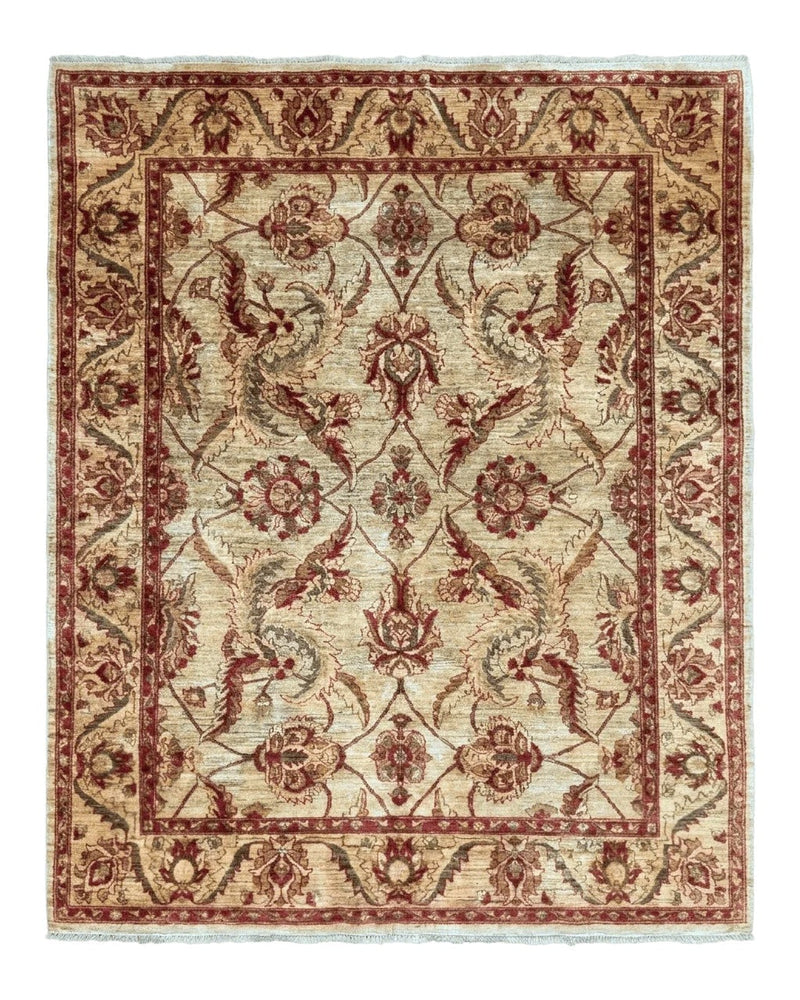 Indian Mahal Rug 7x9, Traditional Wool Carpet by Jewel Rugs