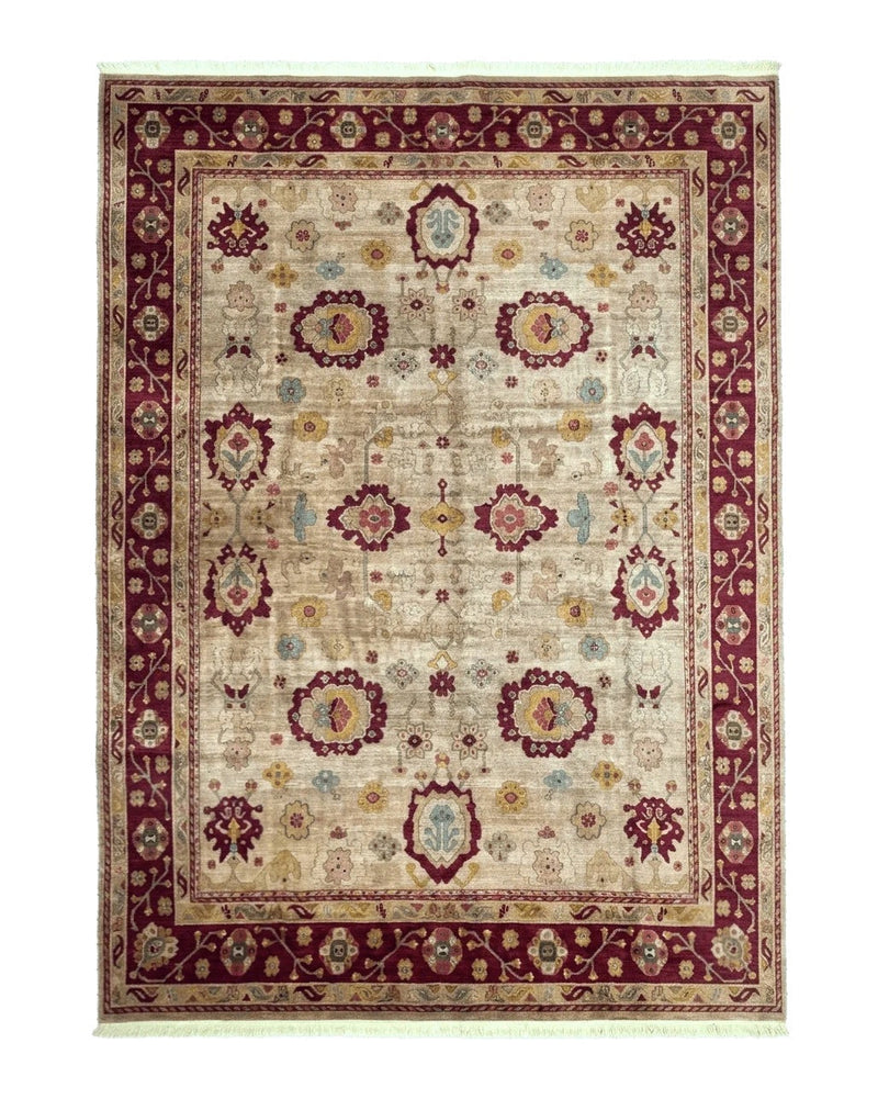 Karastan Rug 10x14, Antique Legends Oushak 2200-203, Vintage, Wool Pile by Jewel Rugs