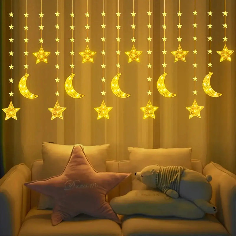 String Lights - LED Moon Star Decor by House Of Avana