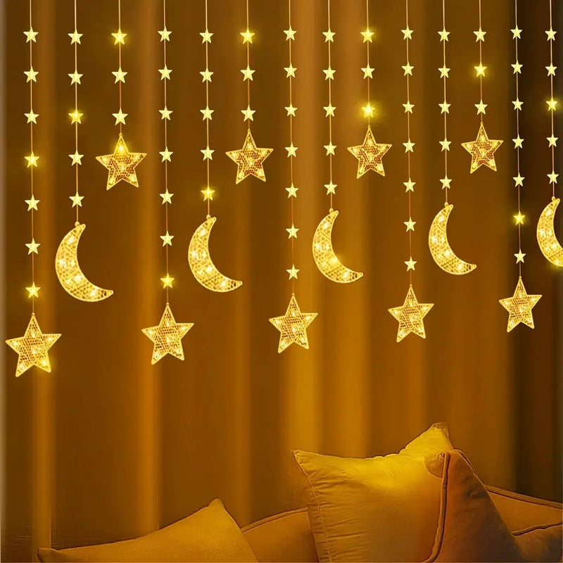 String Lights - LED Moon Star Decor by House Of Avana