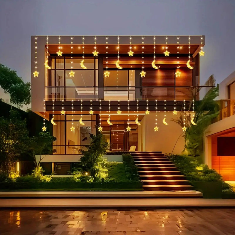 String Lights - LED Moon Star Decor by House Of Avana