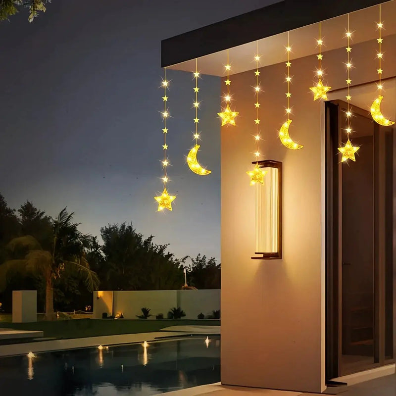 String Lights - LED Moon Star Decor by House Of Avana