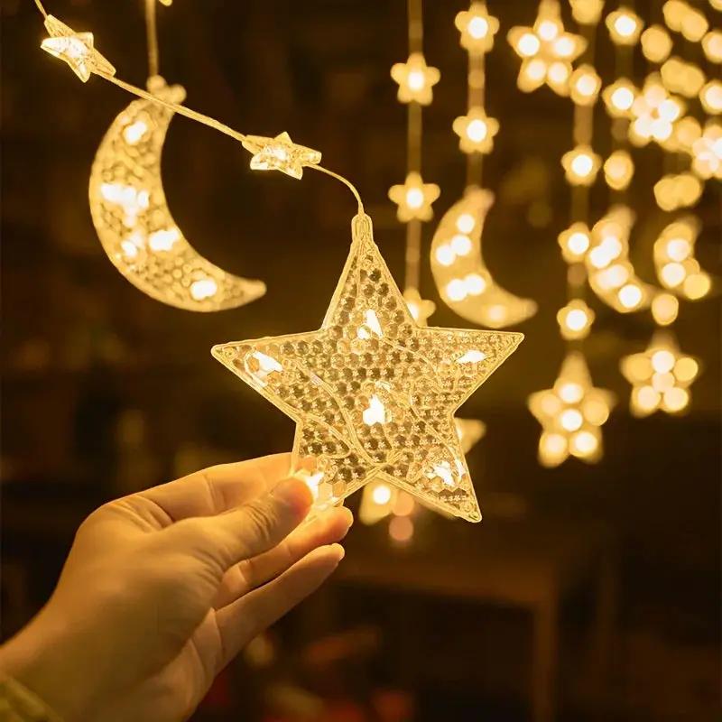 String Lights - LED Moon Star Decor by House Of Avana