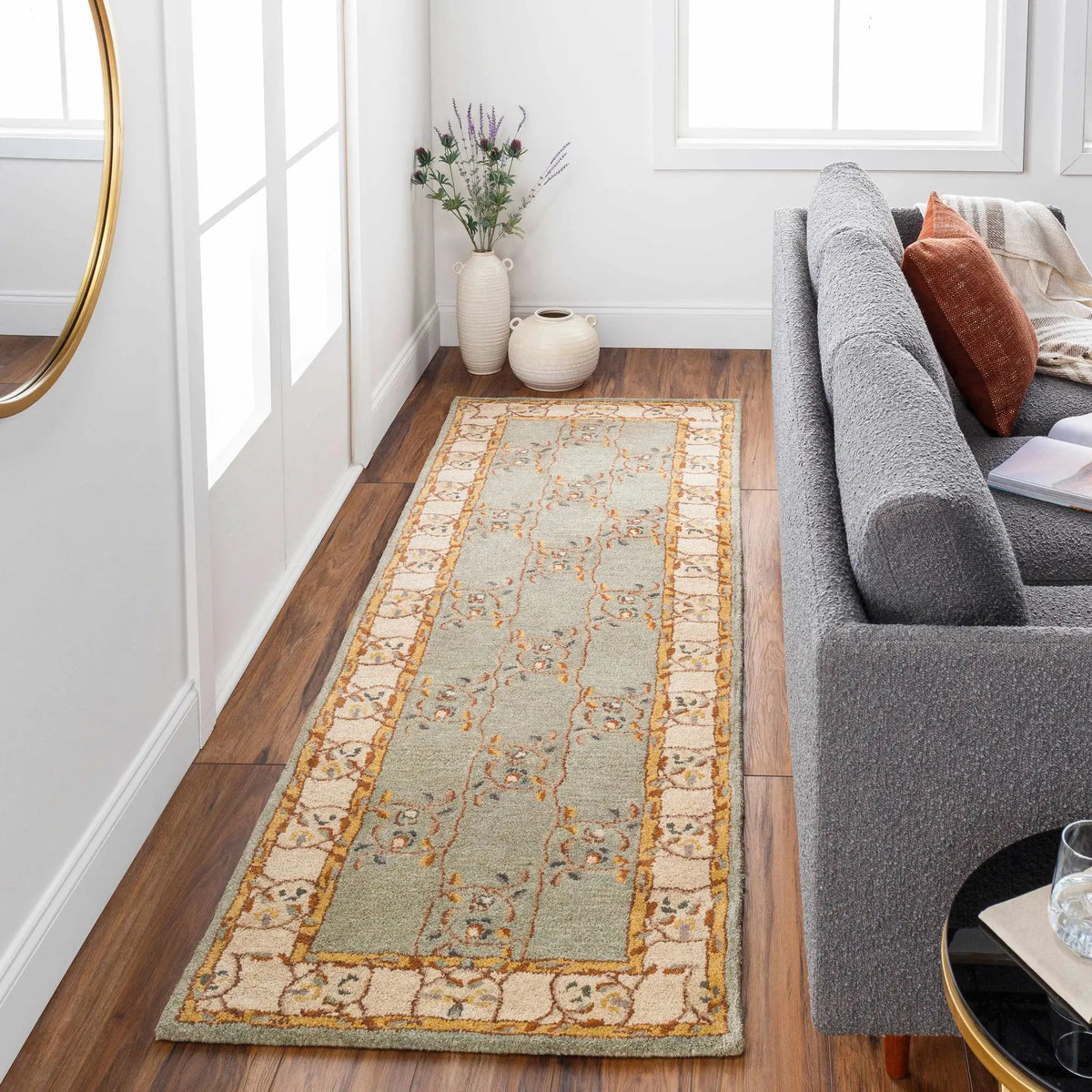 Stringer Area Rug, installed in a room 2