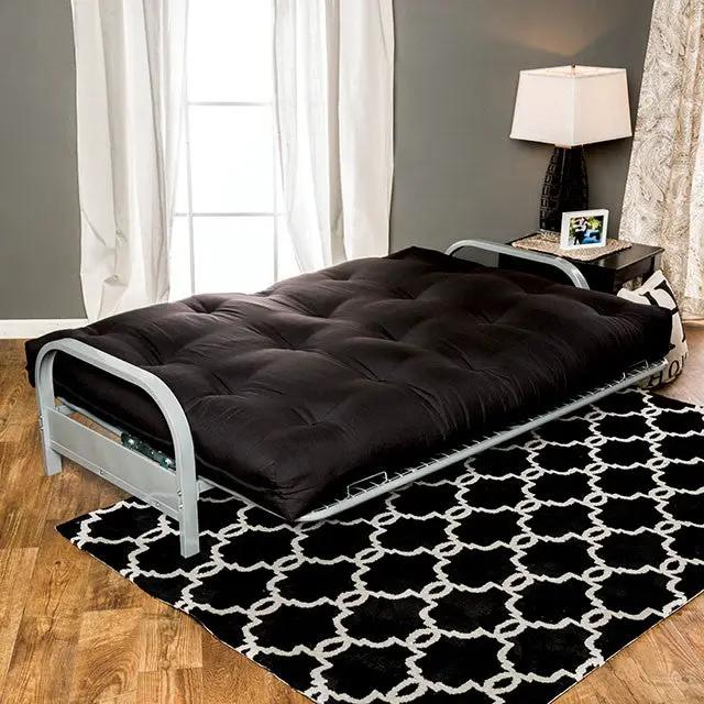 Plosh - 8" Black Futon Mattress w/ Spring by Unique Piece Furniture