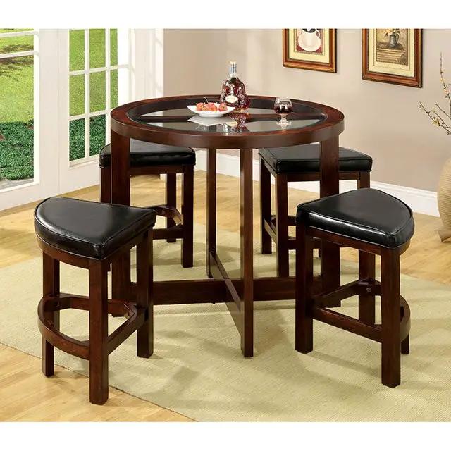 Crystal Cove - 5 Pc. Counter Ht. Table Set by Unique Piece Furniture