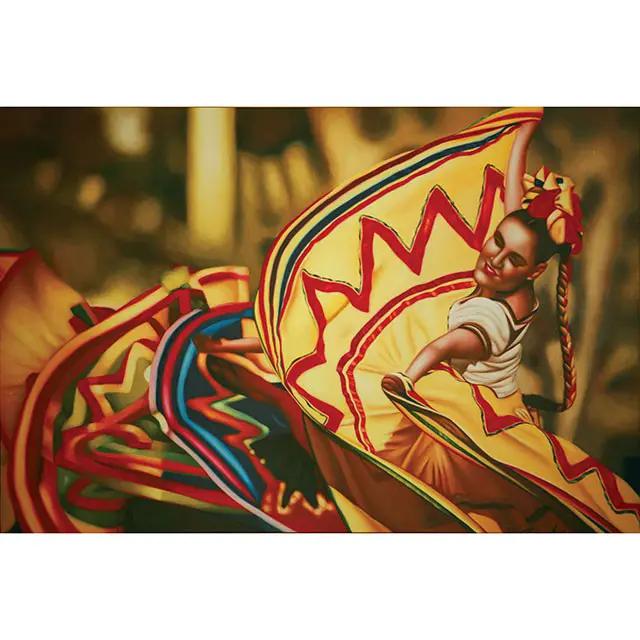 Danza Folklorica - Printed Canvas Painting by Unique Piece Furniture