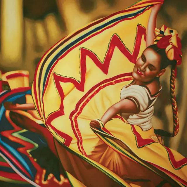 Danza Folklorica - Printed Canvas Painting by Unique Piece Furniture