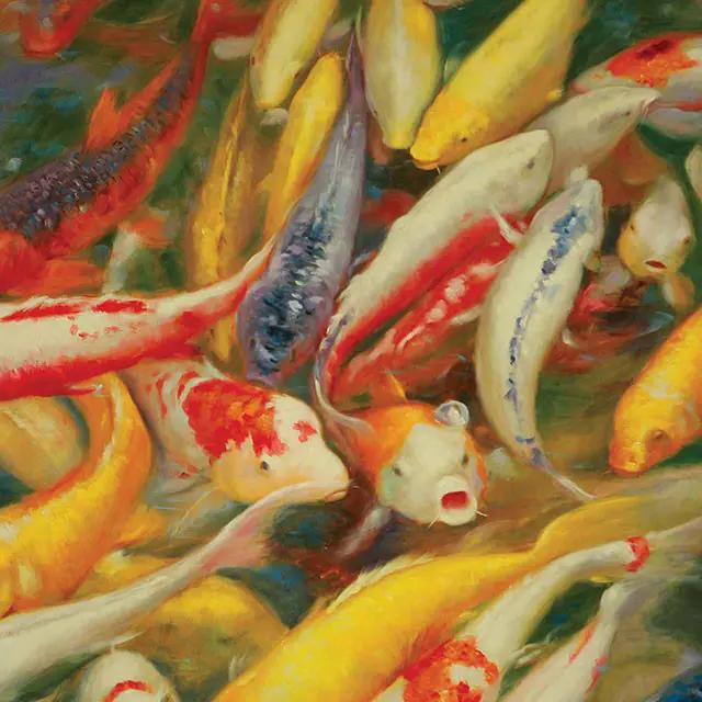 Koi - Printed Canvas Painting by Unique Piece Furniture