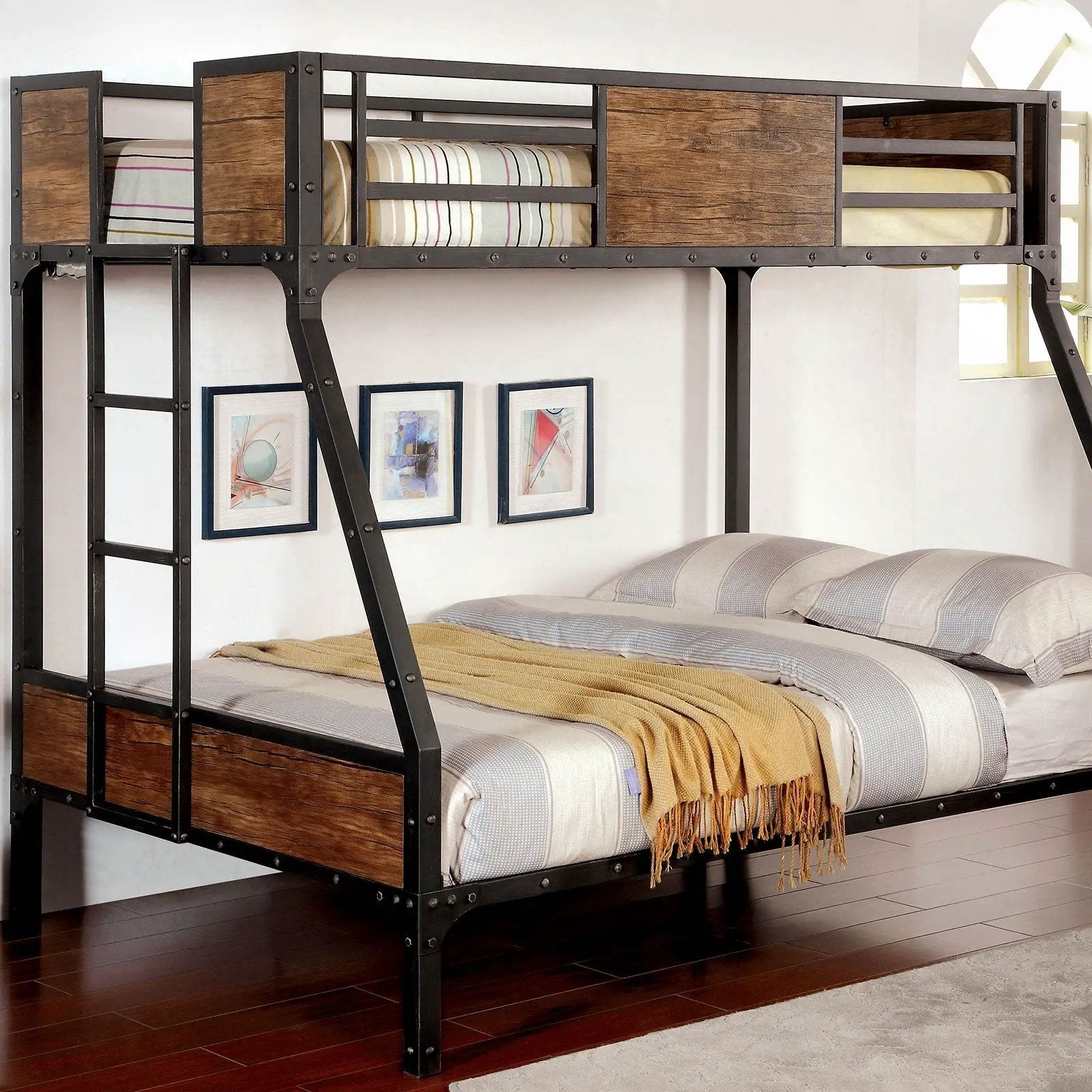 Clapton - Twin/Full Bunk Bed by Unique Piece Furniture