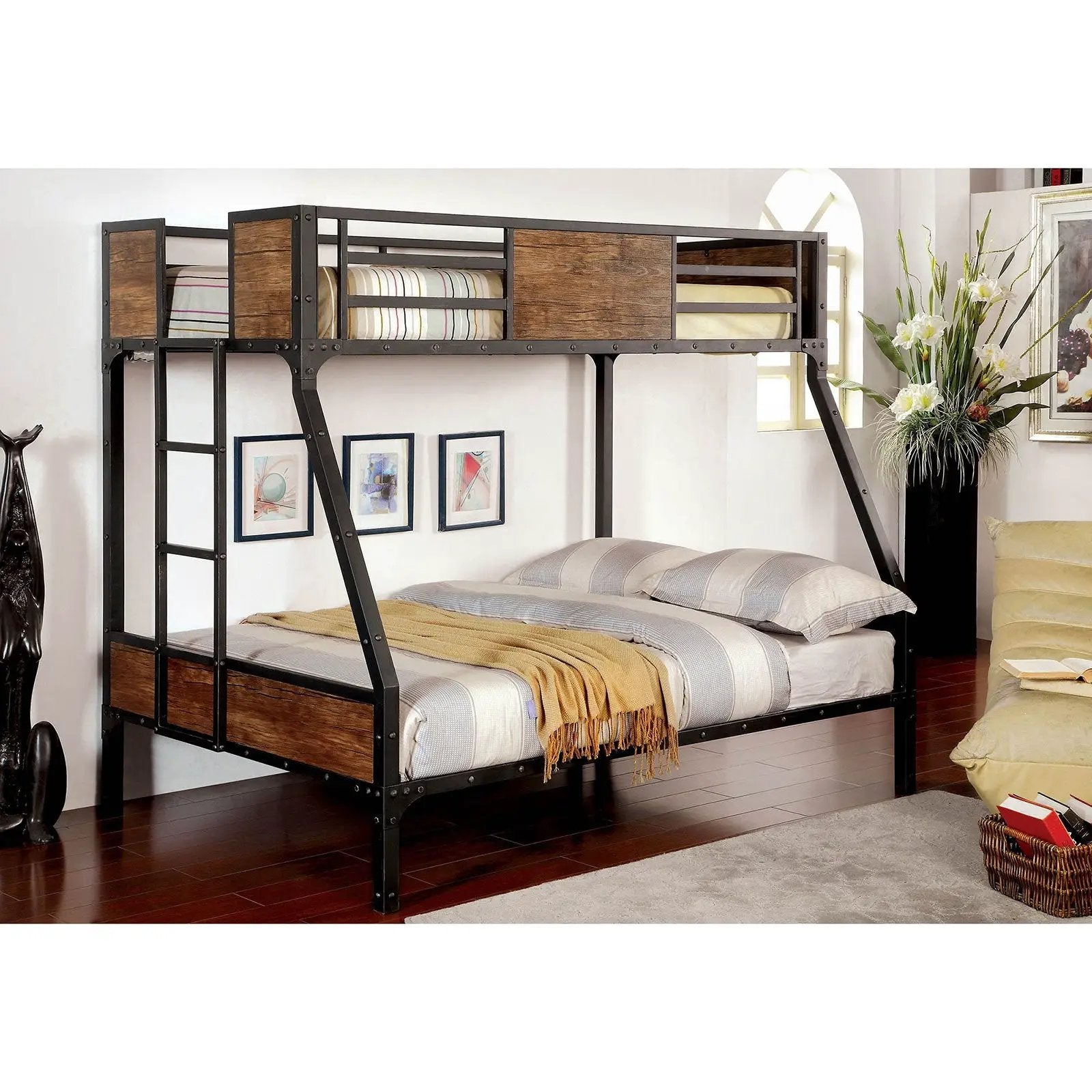 Clapton - Twin/Full Bunk Bed by Unique Piece Furniture