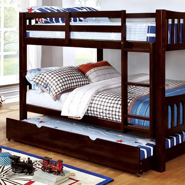 Cameron - Full/Full Bunk Bed, Dark Walnut by Unique Piece Furniture