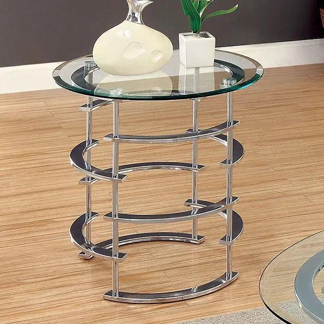 Clonmel - End Table, Chrome by Unique Piece Furniture