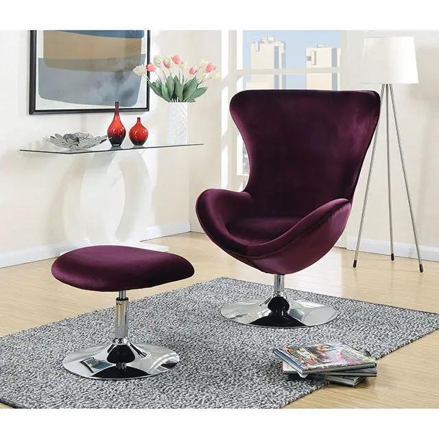 Eloise - Chair w/ Ottoman by Unique Piece Furniture