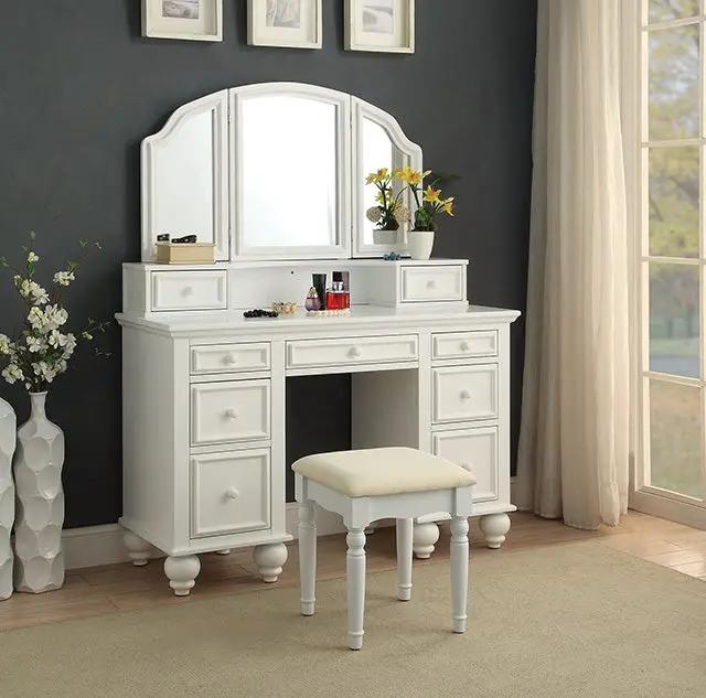 Athy - Vanity w/ Stool by Unique Piece Furniture