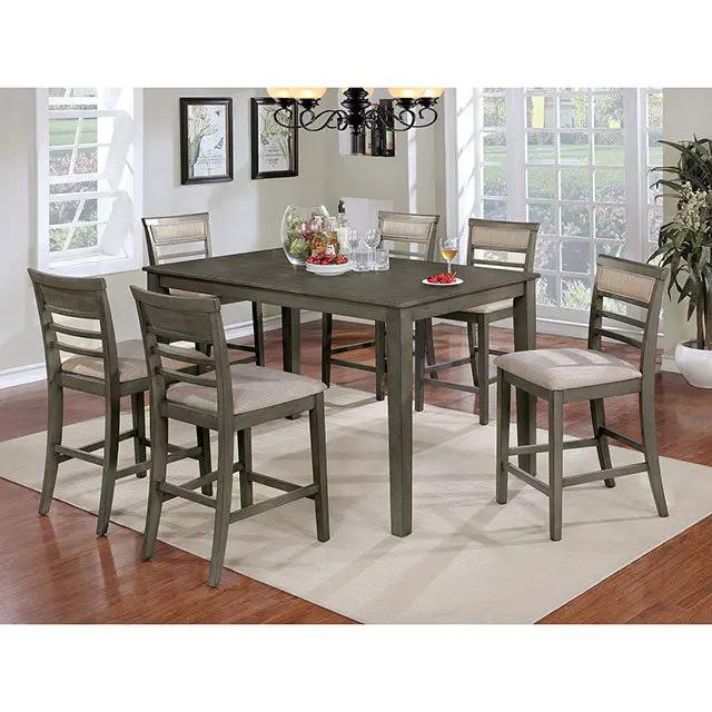 Fafnir - 7 Pc. Counter Ht. Table Set by Unique Piece Furniture