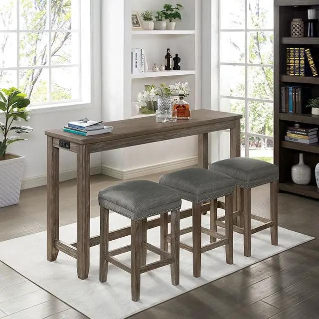 Caerleon - 4 Pc. Counter Ht. Dining Set by Unique Piece Furniture