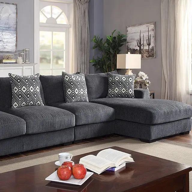 Kaylee - Large L-Sectional w/ Right Chaise by Unique Piece Furniture