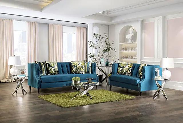 Azuletti - Loveseat by Unique Piece Furniture