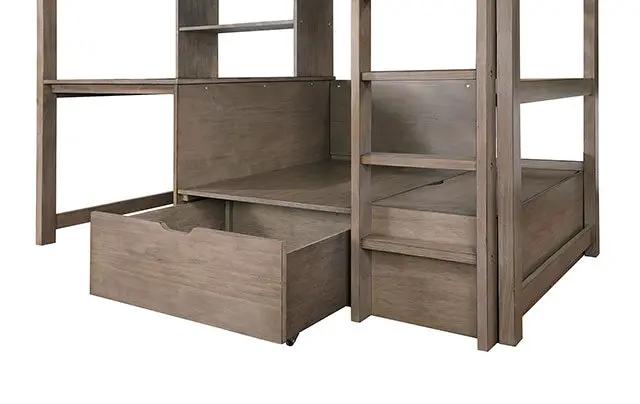 Callistus - Twin/Workstation Loft Bed by Unique Piece Furniture