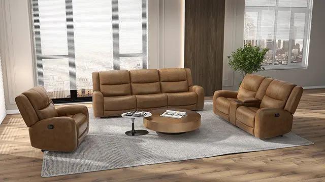Leolinus - Manual Recliner Loveseat w/ Console by Unique Piece Furniture