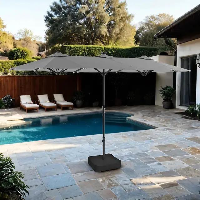 Musa - Rectangular Market Umbrella by Unique Piece Furniture