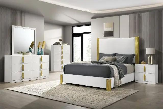 Basildon - E.King Bed by Unique Piece Furniture