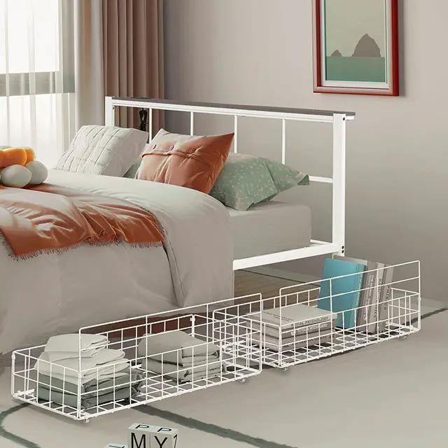 Nicoli - Queen Metal Bed With Underbed Storage by Unique Piece Furniture