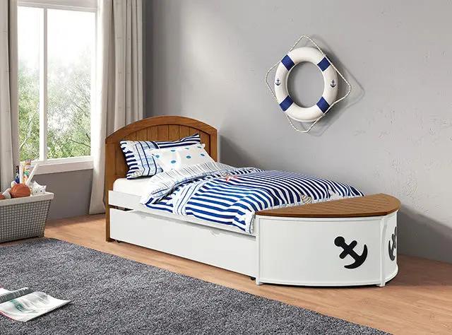Poseidon - Twin Captain Bed by Unique Piece Furniture
