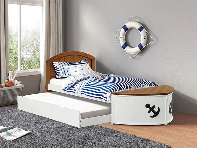 Poseidon - Twin Captain Bed by Unique Piece Furniture