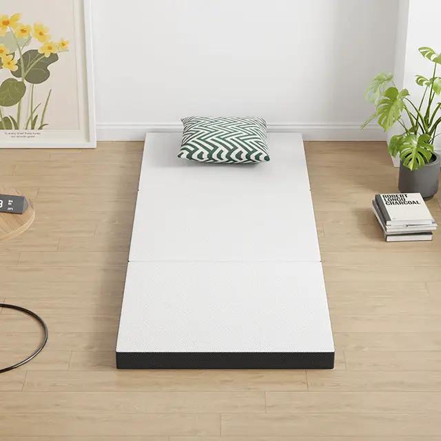 Hollyhock - 4" Queen Tri-Fold Memory Foam Topper by Unique Piece Furniture