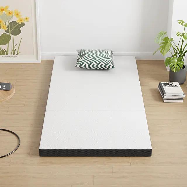 Hollyhock - 4" Twin XL Tri-Fold Memory Foam Topper by Unique Piece Furniture